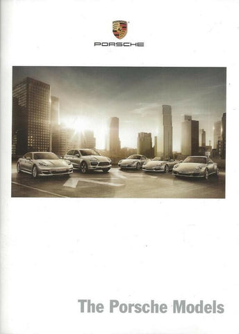 ORIGINAL Vintage 2011 Porsche Model Range Brochure Sales Book