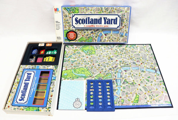 VINTAGE COMPLETE 1985 Milton Bradley Scotland Yard Board Game