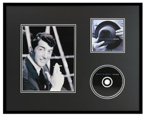 Dean Martin Framed 16x20 Amore CD & Smoking Photo Display 