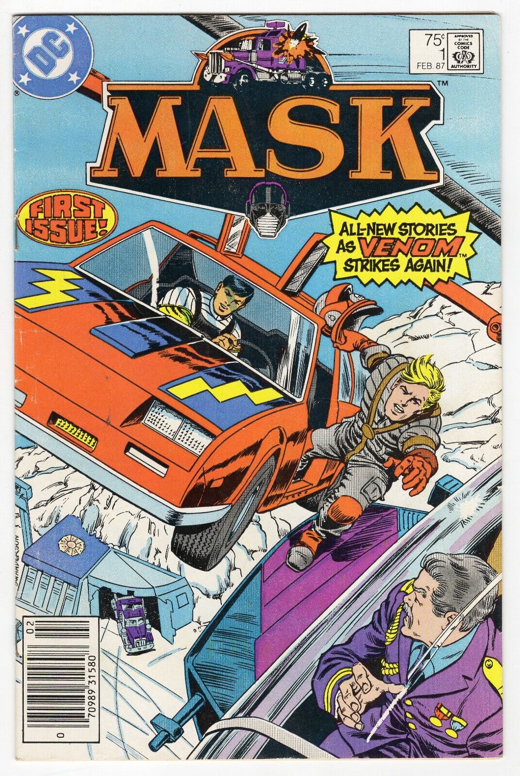 MASK #1 VINTAGE 1987 DC Comics