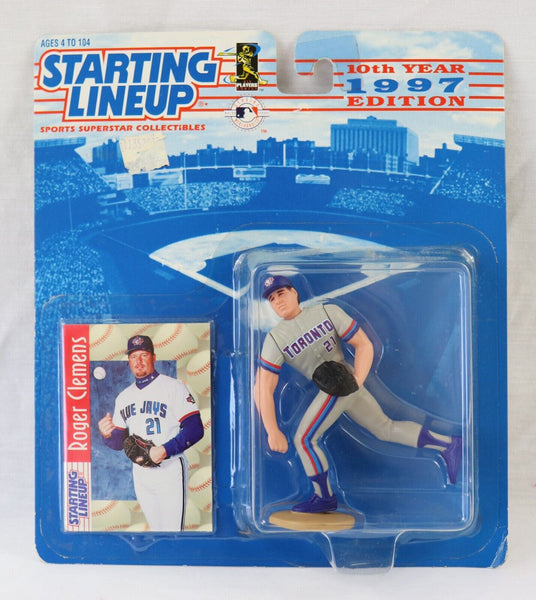 VINTAGE SEALED 1997 Starting Lineup SLU Figure Roger Clemens Blue Jays