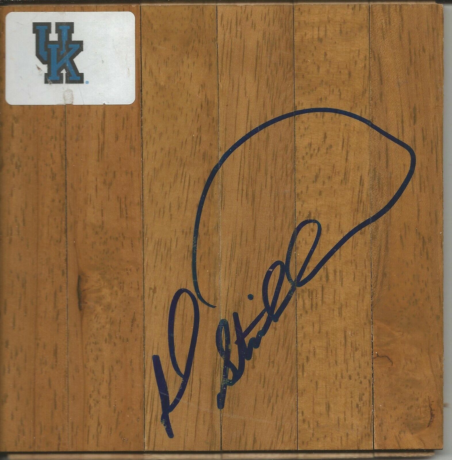 Rod Strickland Signed 6x6 Floorboard Kentucky