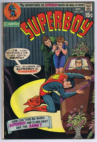 Superboy #169 ORIGINAL Vintage 1970 DC Comics  