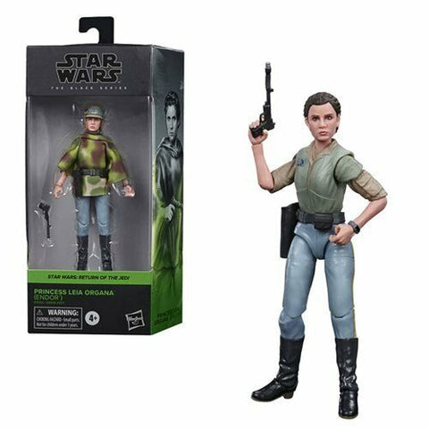 NEW 2021 Star Wars Black Series Princess Leia Organa Endor Battle Poncho Figure