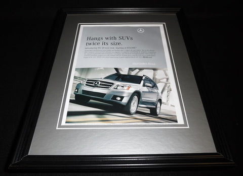 2009 Mercedes Benz GLK Framed 11x14 ORIGINAL Advertisement