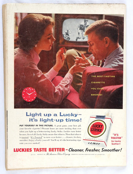 VINTAGE Oct 24 1955 Life Magazine 10 Commandments / Lucky Strike Cigarettes