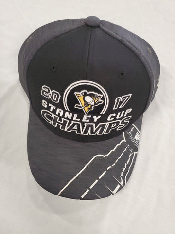 NWT Fanatics Pittsburgh Penguins 2017 Cup Champs Adjustable Snapback Cap Hat