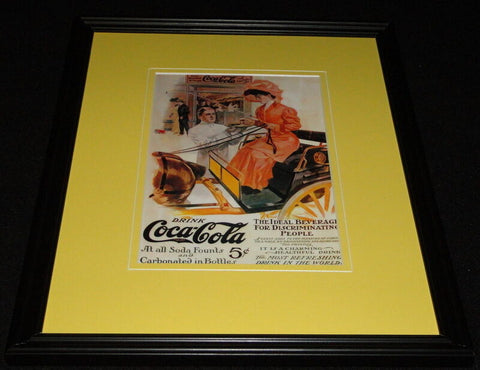 Vintage Coca Cola for Discriminating People Framed Poster Display Official Repro