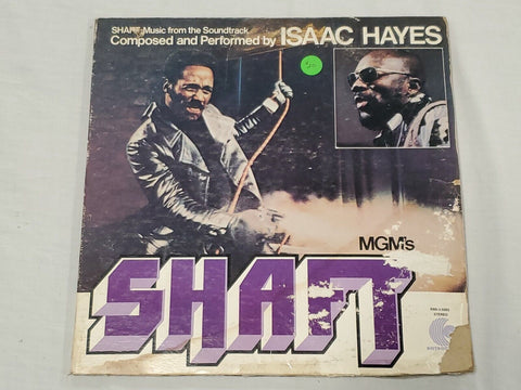 VINTAGE 1971 Isaac Hayes SHAFT Soundtrack Vinyl LP Record Album