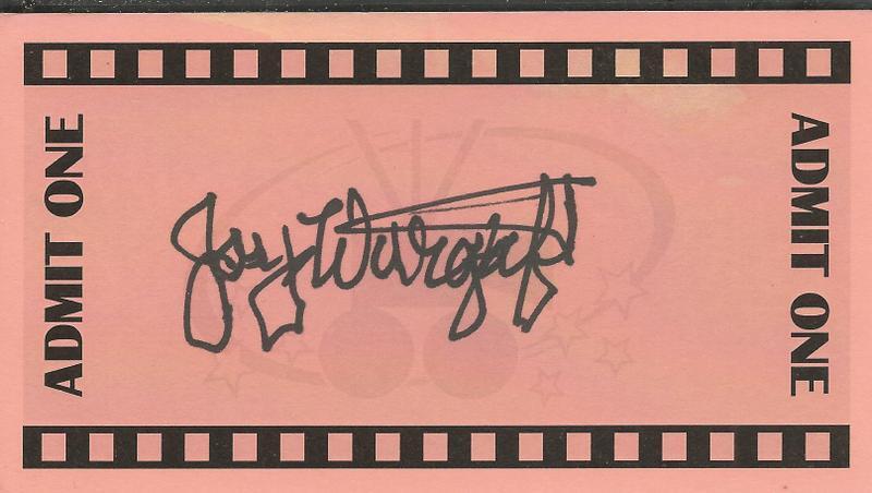 Joy Wurgaft Lane Signed Index Card Our Gang Babes in Toyland