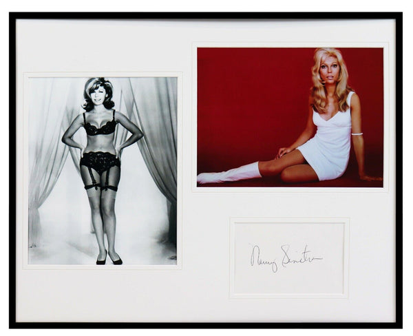 Nancy Sinatra Signed Framed 16x20 Boots Lingerie Photo Display 