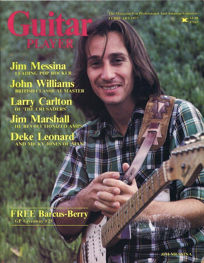 Guitar Player Magazine February 1977 Jim Messina John Williams No Label