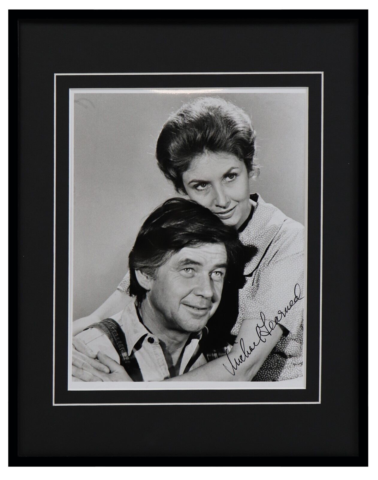 Michael Learned Signed Framed 11x14 Photo Display JSA The Waltons