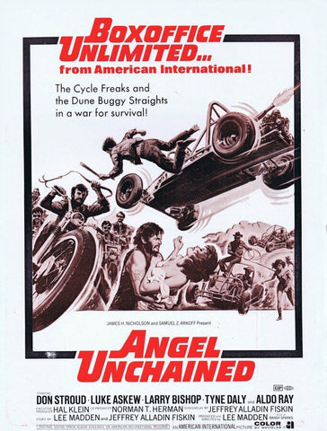 Angel Unchained 1970 ORIGINAL Vintage 9x12 Industry Ad Don Stroud Tyne Daly