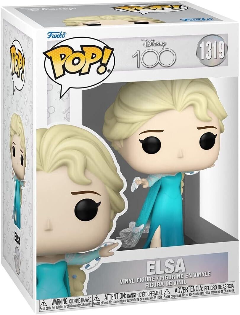 NEW SEALED Funko Pop Figure Disney 100 Elsa 1319