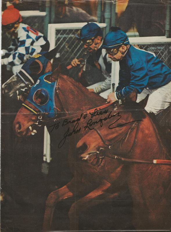 John Longden Signed Vintage Magazine Photo jockey