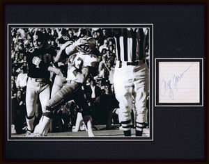 Cliff Harris Signed Framed 11x14 Photo Display Cowboys vs Steelers