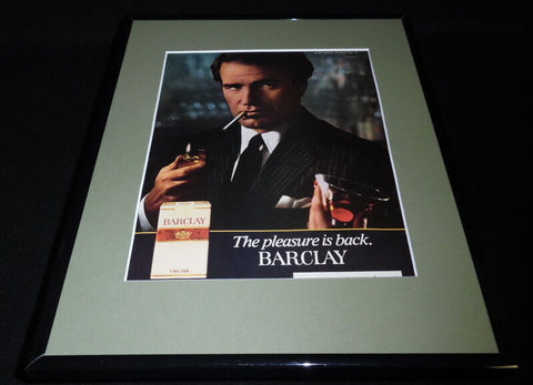 1982 Barclay Cigarettes Framed 11x14 ORIGINAL Vintage Advertisement