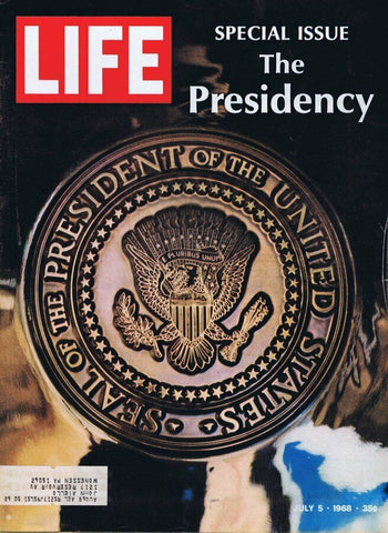 ORIGINAL Vintage Life Magazine July 5 1968 The Presidency