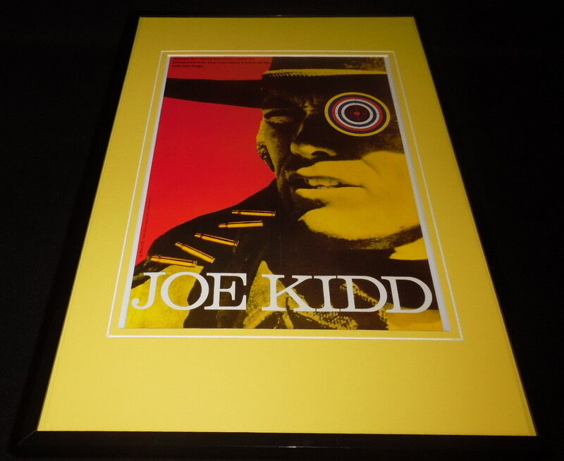 Joe Kidd Czechoslovkian 11x17 Framed Repro Poster Display Clint Eastwood