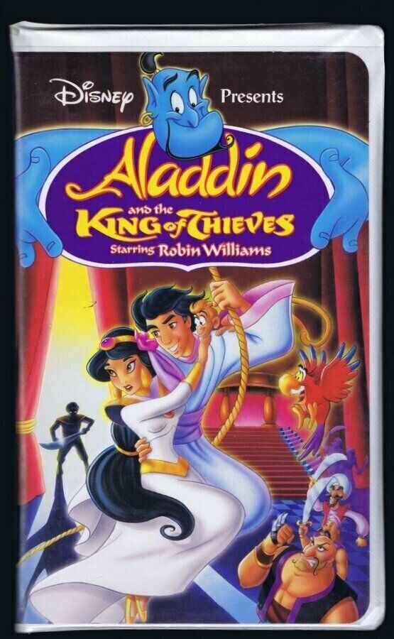 1996 Aladdin and the King of Thieves VINTAGE VHS Clamshell Edition Disney