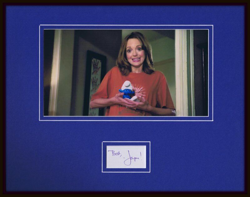 Jayma Mays Signed Framed 11x14 Photo Display Smurfs Glee