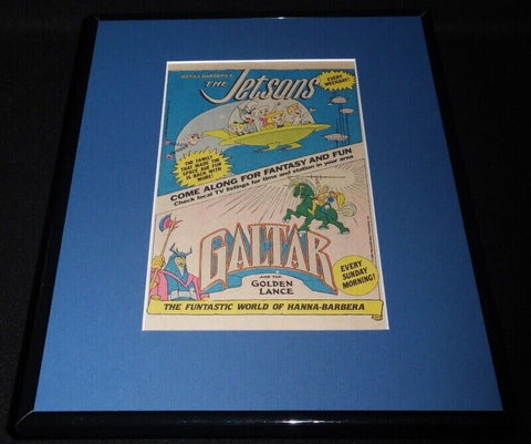 1985 Jetsons / Galtar 11x14 Framed ORIGINAL Vintage Advertisement Hanna Barbera