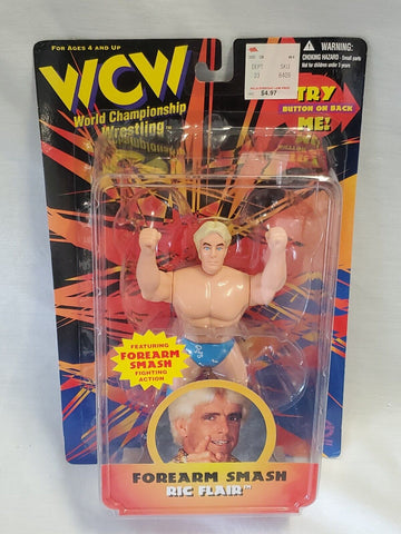 VINTAGE SEALED 1998 WCW Toymakers Ric Flair Forearm Smash Action Figure