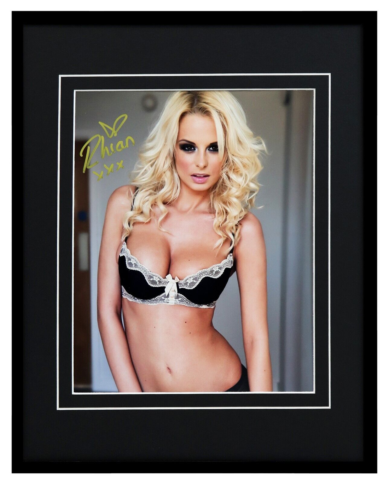 Rhian Sugdan Signed Framed 11x14 Photo Display AW 