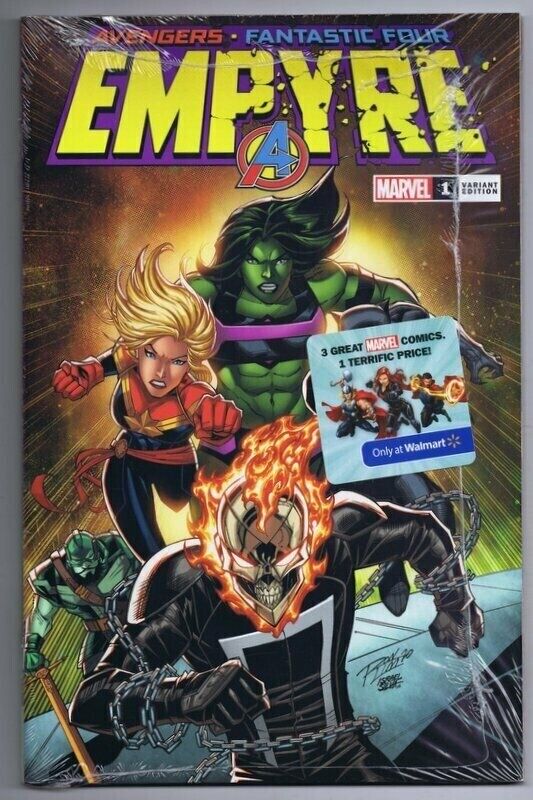 Avengers Fantastic Four Empyre #1 2020 Walmart Exclusive Marvel Comics 3 Pack  