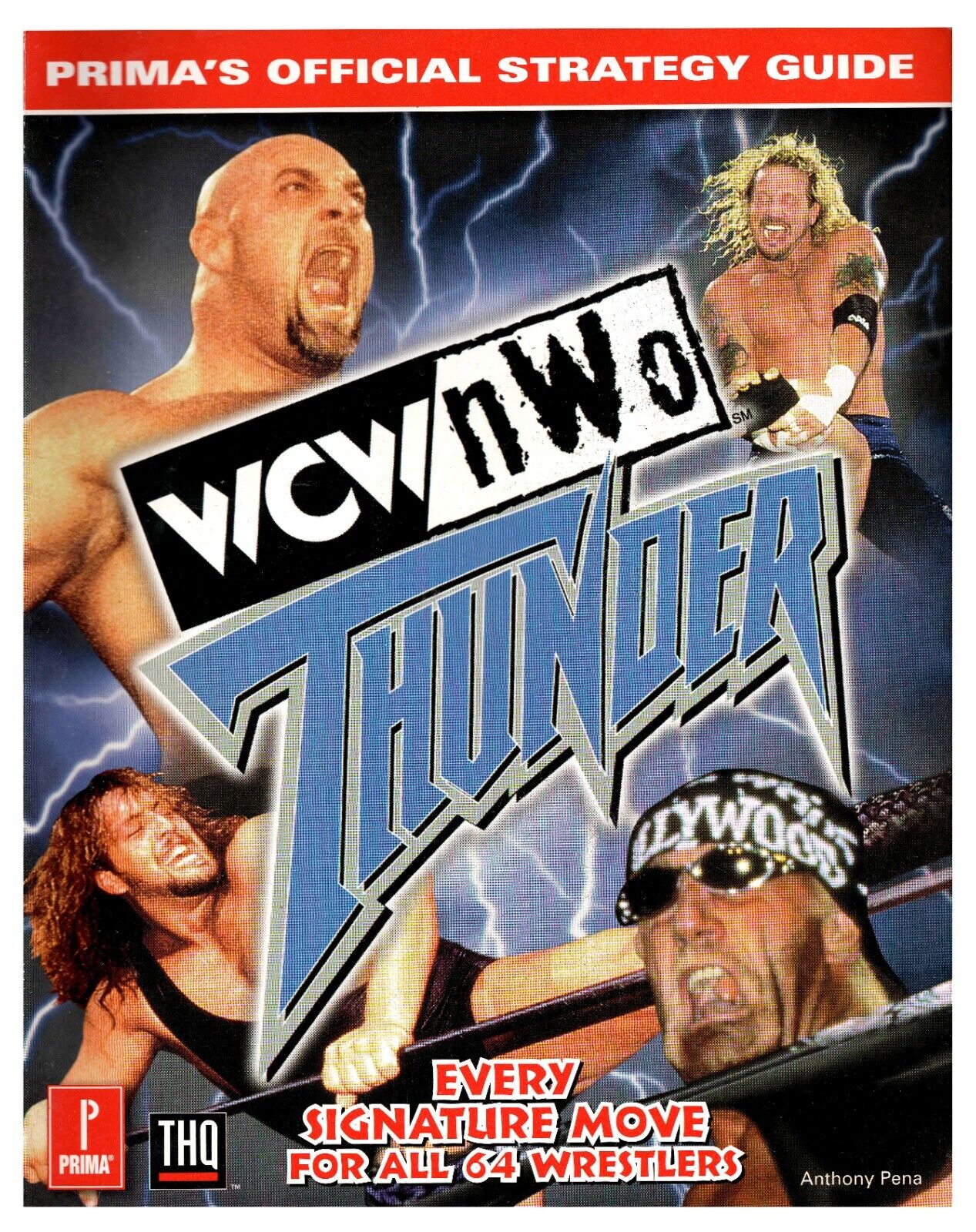 VINTAGE 1998 Prima WCW NWO Thunder Official Guide