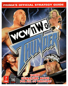 VINTAGE 1998 Prima WCW NWO Thunder Official Guide