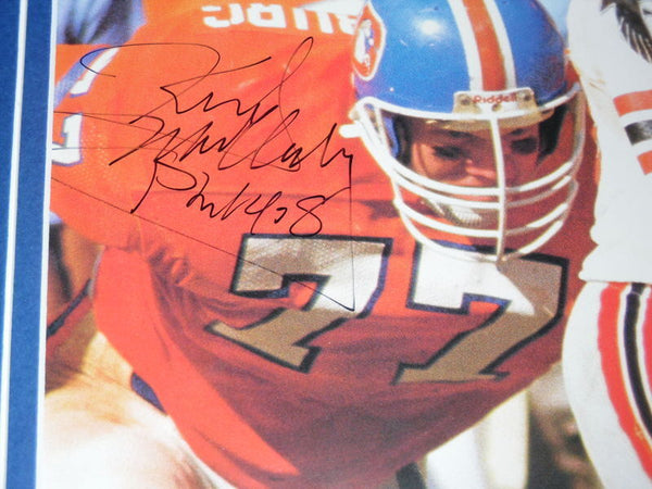 Karl Mecklenburg Signed Framed 11x14 Photo Display JSA Broncos