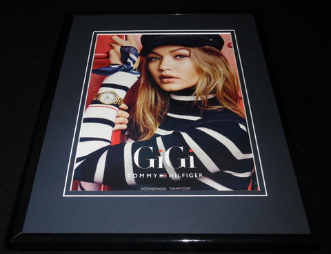 Gigi Hadid 2016 Tommy Hilfiger Framed 11x14 ORIGINAL Advertisement