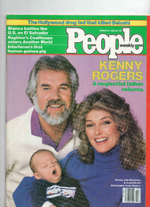 VINTAGE Mar 29 1982 People Magazine Kenny Rogers