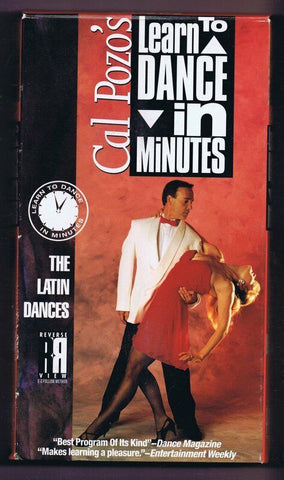 Learn to Dance in Minutes: The Latin Dances VINTAGE VHS Cassette 