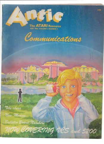 ORIGINAL Vintage Antic Atari Magazine May 1983 Vol 2 #2 Atari 5200