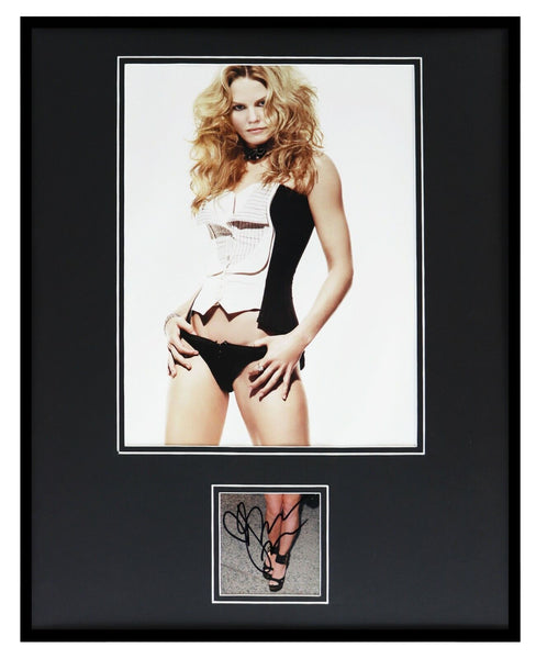 Jennifer Morrison Signed Framed 16x20 Lingerie Photo Display Once Upon a Time