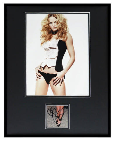 Jennifer Morrison Signed Framed 16x20 Lingerie Photo Display Once Upon a Time