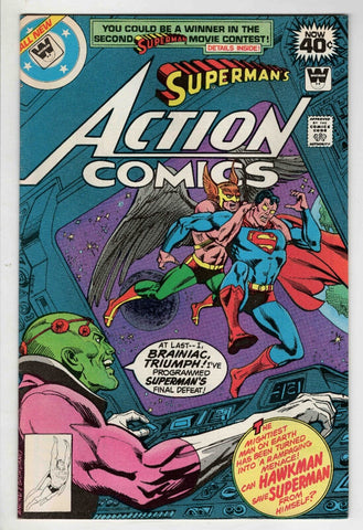 Action Comics #491 VINTAGE 1979 DC Comics Whitman Variant Brainiac