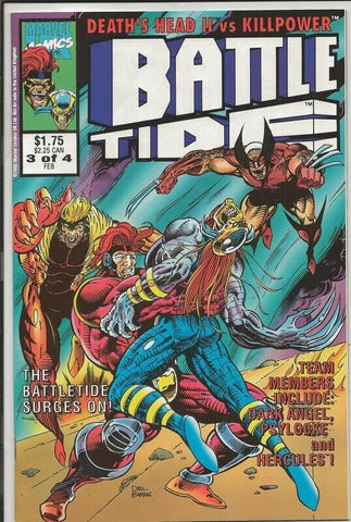 Battletide #3 ORIGINAL Vintage 1992 Marvel Comics 