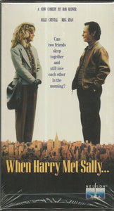 When Harry Met Sally VINTAGE VHS Cassette Meg Ryan Billy Crystal