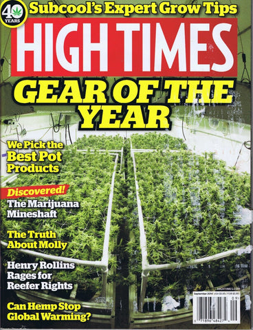 ORIGINAL Vintage Sep 2014 High Times Magazine #464