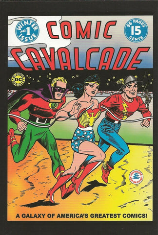 Comic Cavalcade #1 4x5" Cover Postcard 2010 DC Comics Wonder Woman Flash 