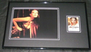 Amber Benson Buffy Signed Framed Photo 11x17 RAZOR