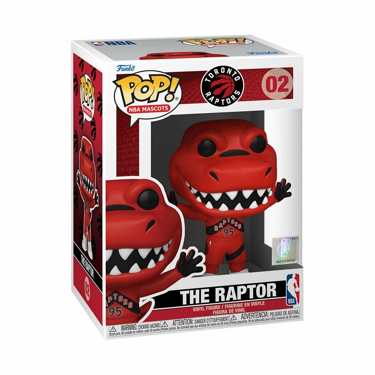 NEW SEALED 2021 Funko Pop Figure NBA Mascots Toronto Raptors