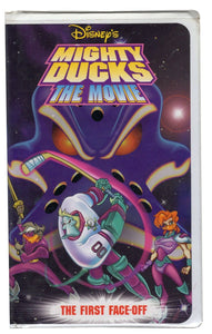 Mighty Ducks First Faceoff Animated VINTAGE VHS Cassette in Clamshell Case