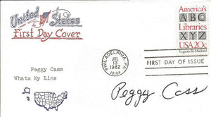 Peggy Cass Signed 1982 First Day Cover FDC What's My Line