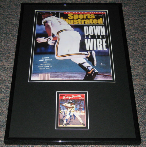 Bobby Bonilla Signed Framed 11x17 Photo Display Pirates