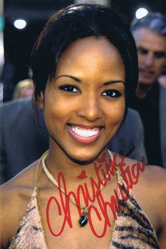 Christina Christian Signed 3.25x4.75 Photo American Idol 2002 C